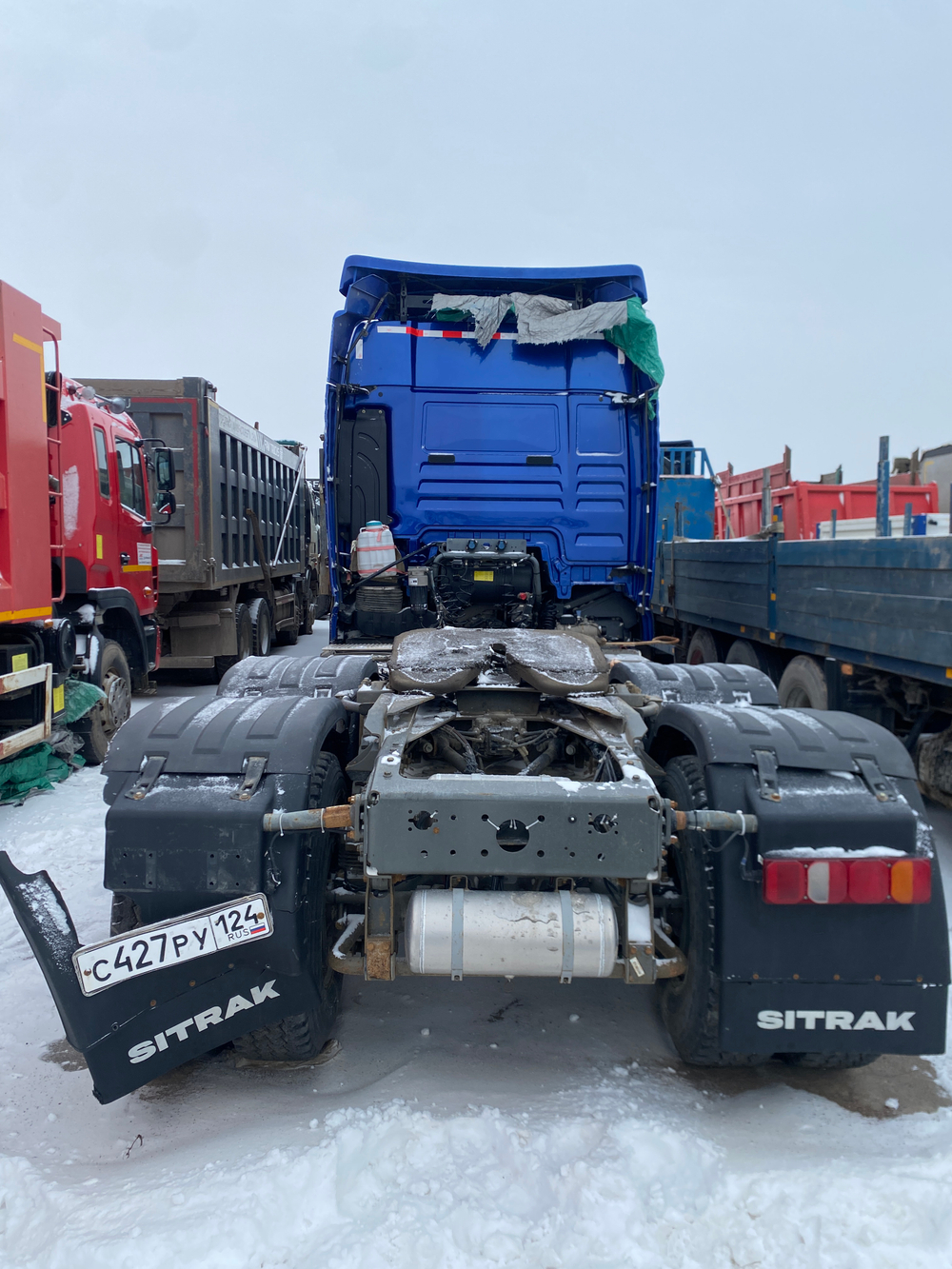 SITRAK C7H 6x4 Седельный тягач ZZ4256V364HE (Дизельный, 12,4 л, 540 л.с., АТ)