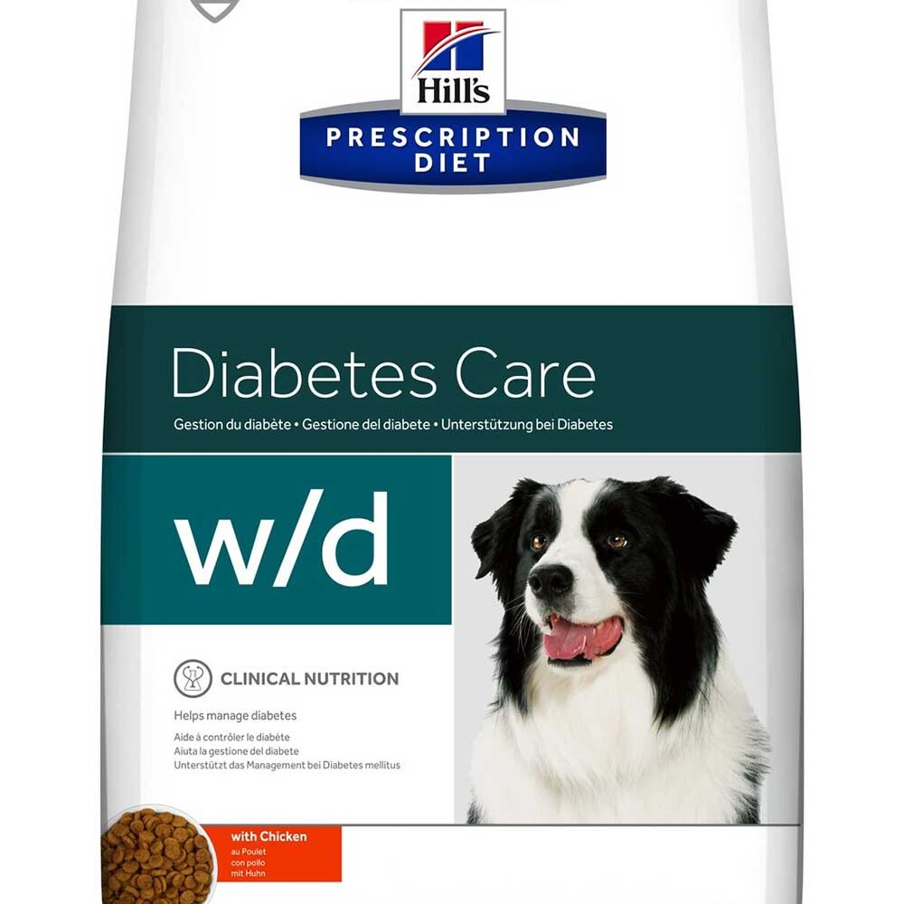 Hill's Canine w/d - диета для собак для лечения сахарного диабета