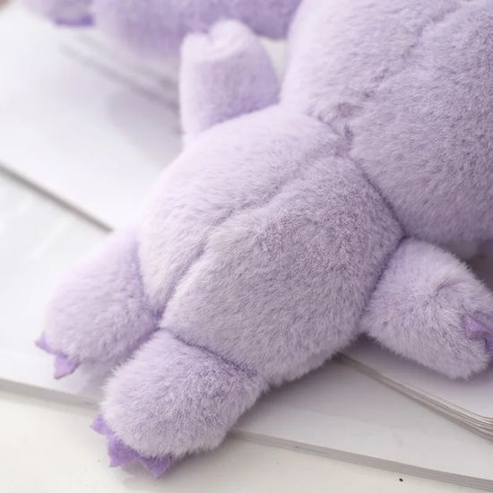 Мягкий брелок Стич Милый глазастик, фиолетовый 12см