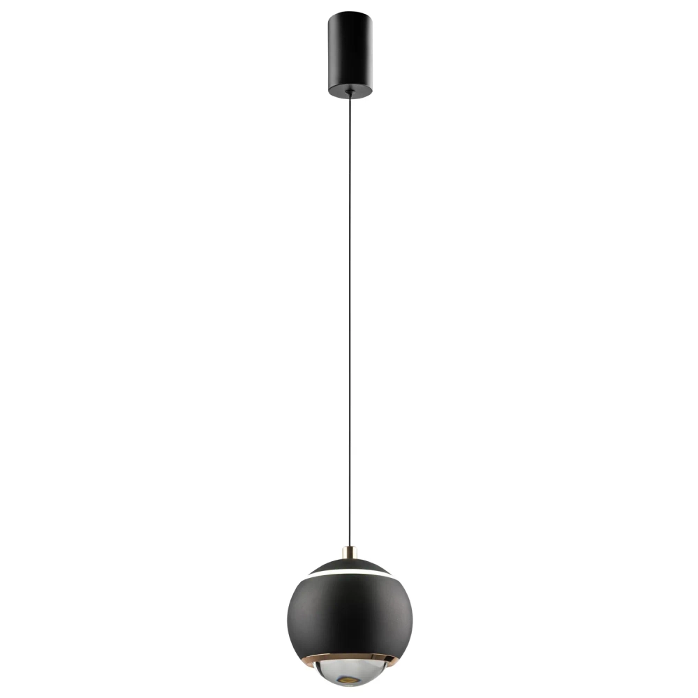 Светильник подвесной Crystal Lux CARO SP LED BLACK