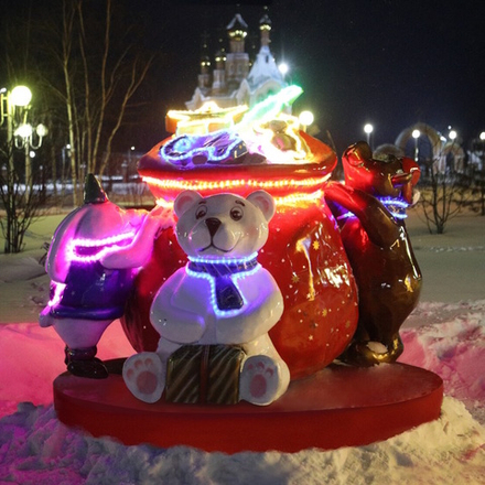 фотозона "Мешок с подарками"