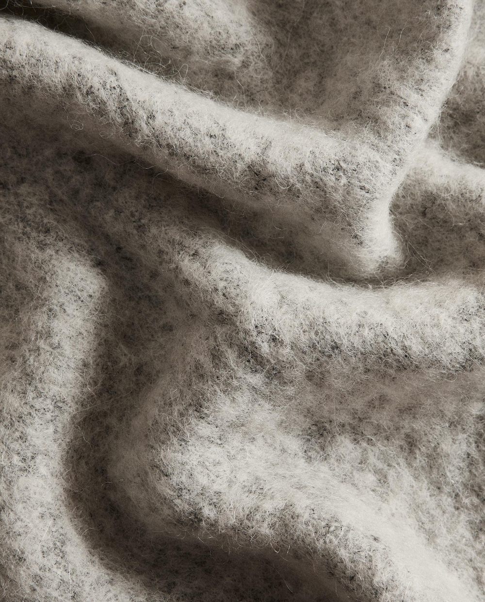 Zara Home плед из шерсти, серый, 140x190 см · 3342/004