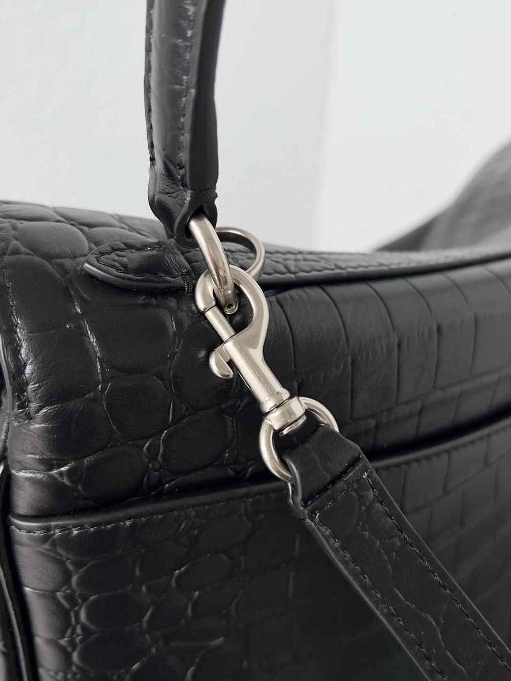 Сумка Balenciaga Rodeo Medium crocodile