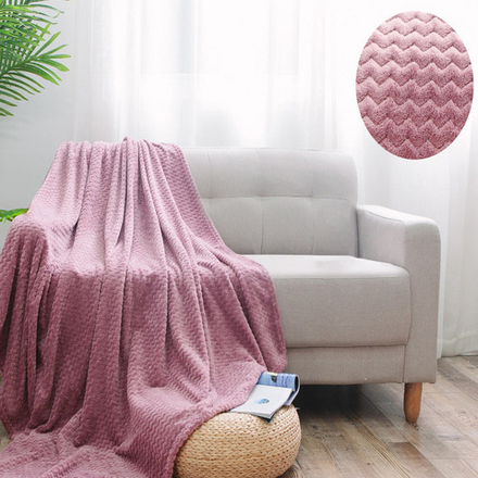 Плед "АВТ. SOFT PLUSH-015", микрофибра, Россия.