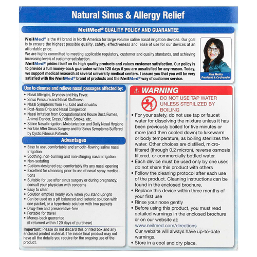 NeilMed, Sinus Rinse Kit™, 1 набор