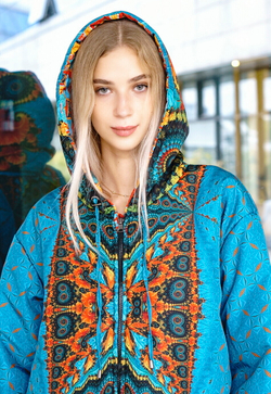 Двустороннее пальто-парка