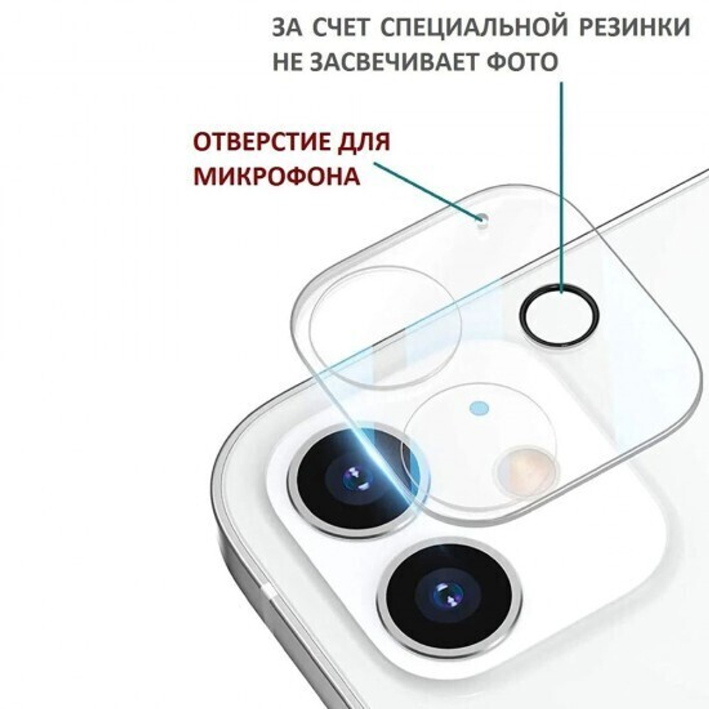 Защитное стекло на камеру для iPhone 12, 012634