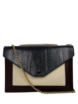 Сумка Celine Tri Color Python and Leather Pocket