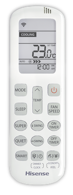 Инверторная сплит-система Hisense SILVER CRYSTAL SUPER DC Inverter AS-13UW4RVETG01(S) (комплект)