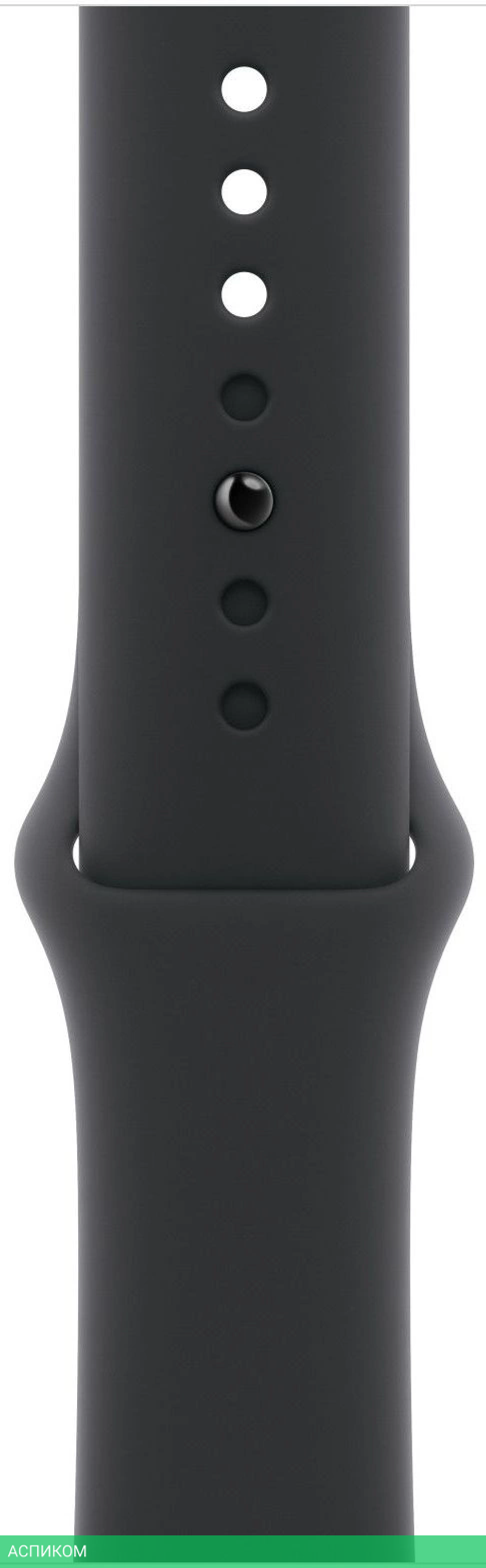 Умные часы Apple Watch Series 10 A2999 46мм OLED черный/черный Sport Band (MWWP3LW/A)