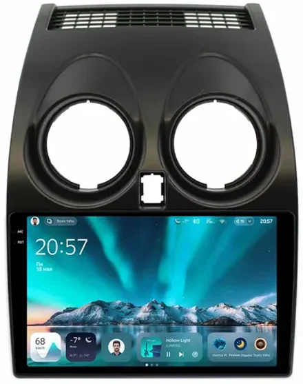 Магнитола для Nissan Qashqai J10 2006-2013, Dualis - Teyes CC4 монитор 9.2" 2K QLED на Android 14, Snapdragon 680, DSP, CarPlay, 4G SIM-слот