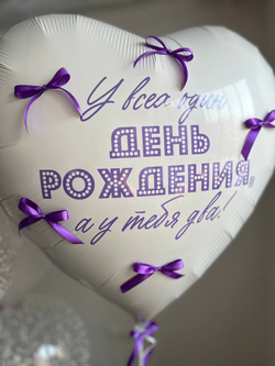 Воздушные шары с бантиками №1476