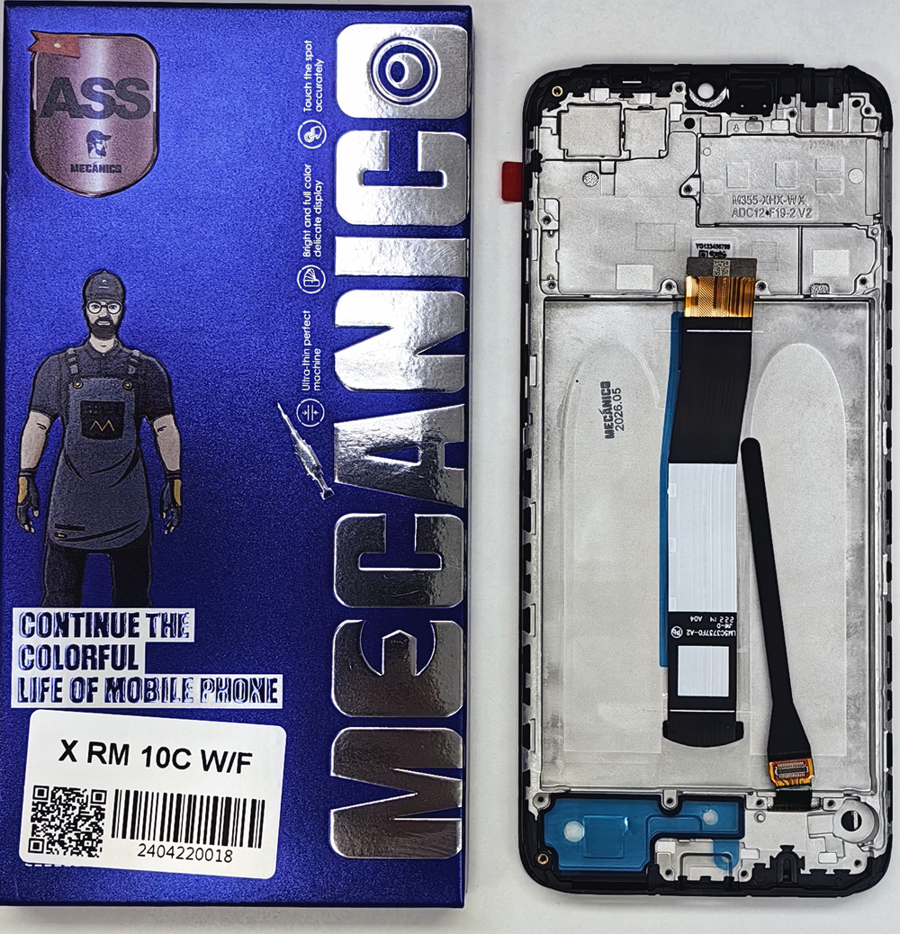 Дисплей Xiaomi Redmi 10C; Рама; Mecanico ASS (ORG New)