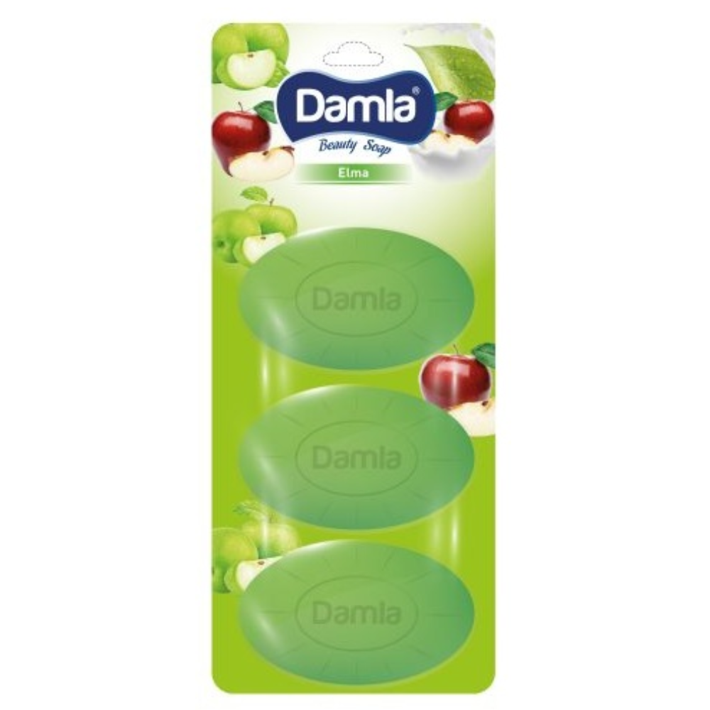 Мыло Damla Яблоко 3 шт 100 гр