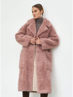 Шуба женская чебурашка тедди  эко