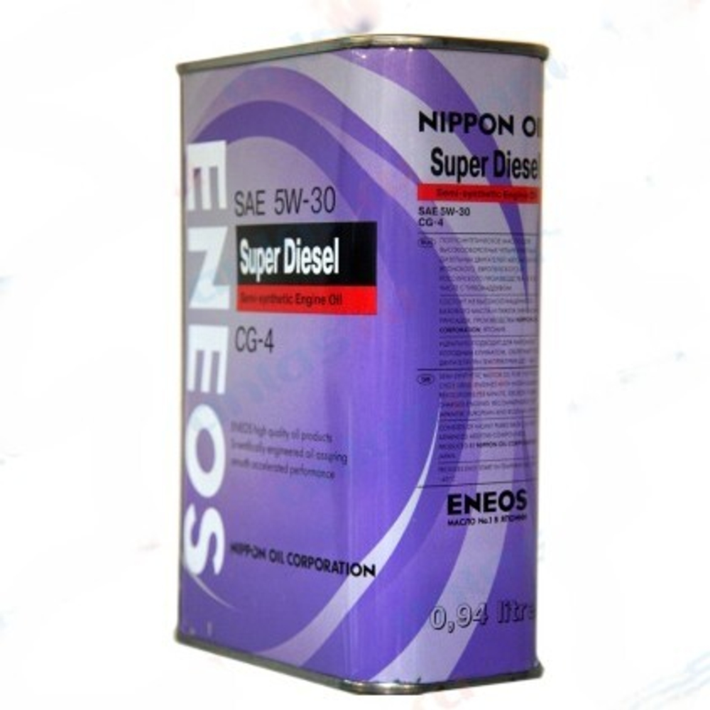 Масло моторное ENEOS 5W-30 CG-4 дизель п/синтетическое 1л / 5W30
