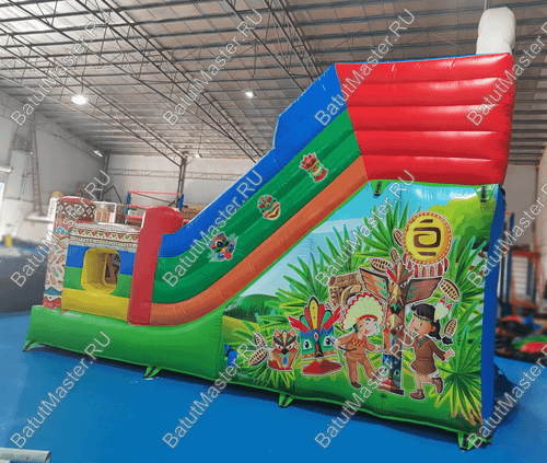 Надувная горка "Индиана" 6*4*5,5 м