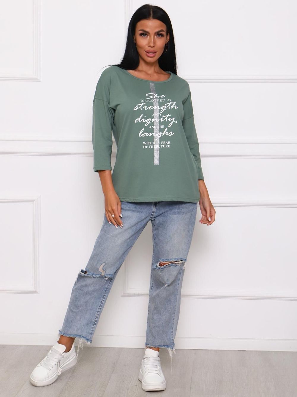 Флавия - футболка хаки Iv-capriz (Акция)