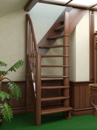 Лестница на второй этаж ЛС-91м Правая