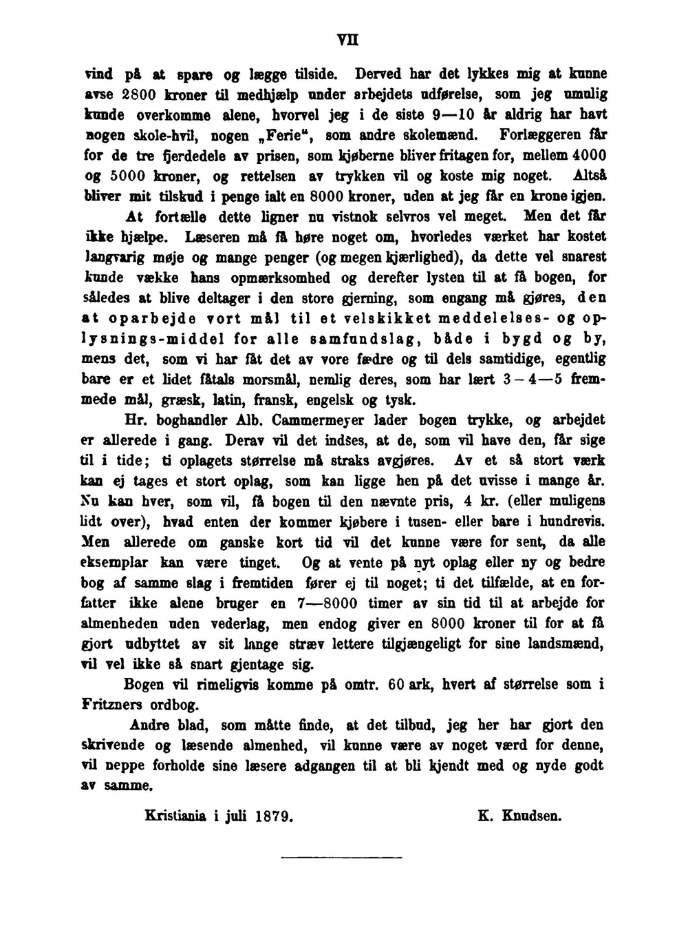 Unorsk Og Norsk, Eller Fremmedords Avlosning | Knud Knudsen