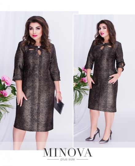 Платье 00263-бронза Minova Фото 2