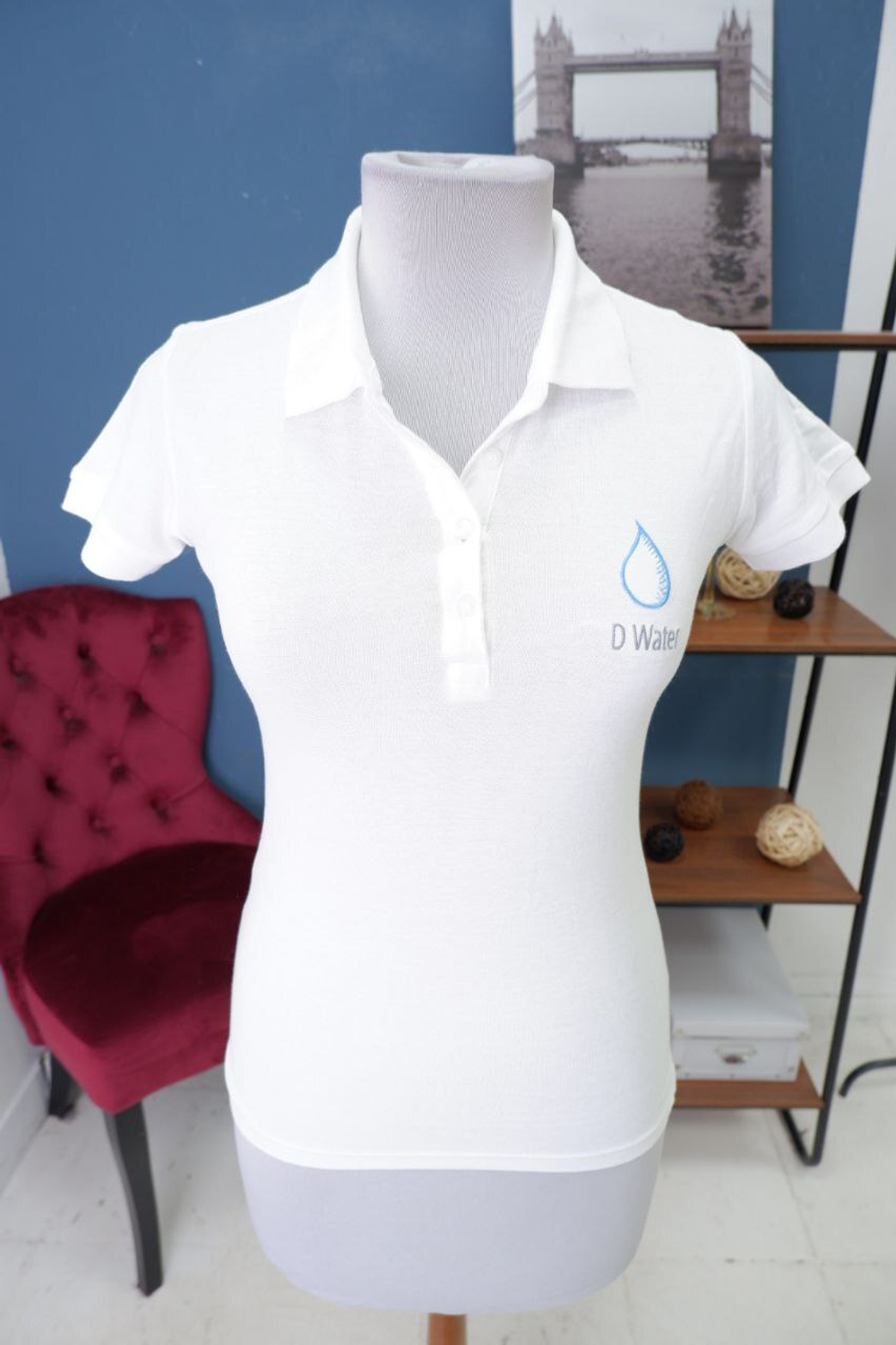 Футболка-поло Sol's с логотипом 44 размер