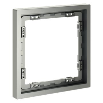 Рамка пластиковая VOLTUM S70 на 1 пост, (сталь)