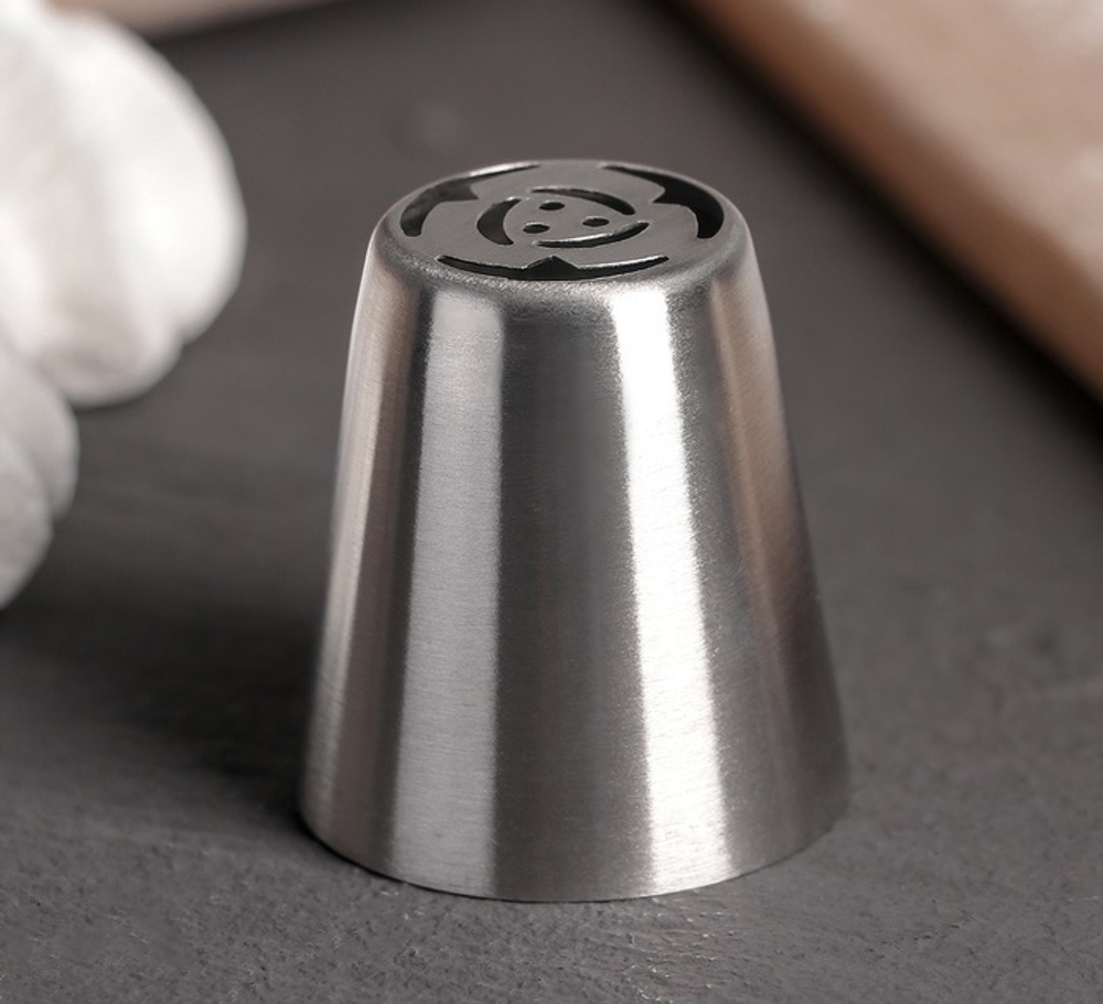 Насадка для кондитерского мешка d=3,7 см «Тюльпан летний», нержавеющая сталь