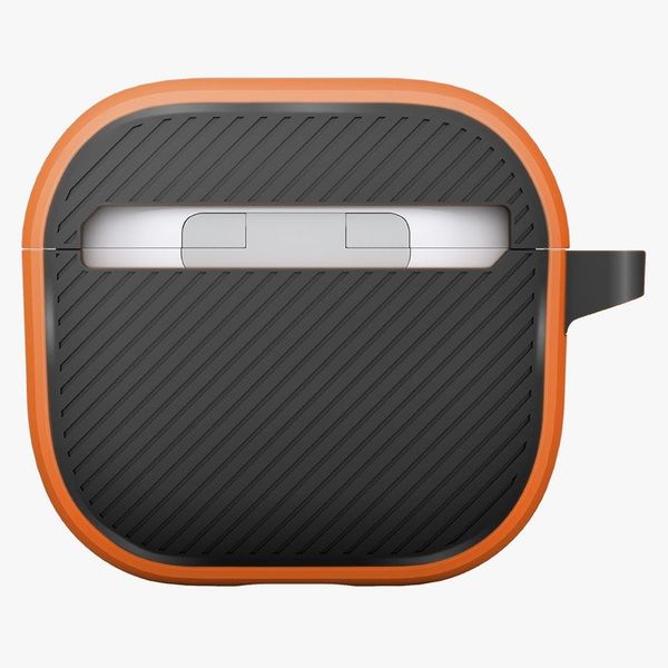 Чехол Uniq Clyde Case для AirPods 4, Оранжевый | Volt Orange/Charcoal
