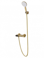 Смеситель для душа с встроенным изливом WONZON & WOGHAND MUSE Corno, Брашированное золото (WW-A30902-BG)