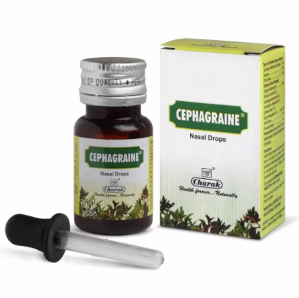 Капли в нос сефагрейн cephagraine Charak