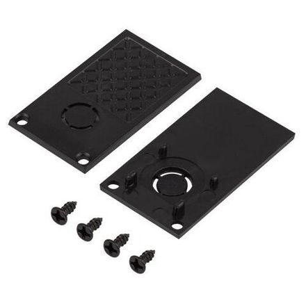 Комплект торцевых заглушек TRM-R20-EC-B для встраив. магнитного шинопровода TRM-R20 NOVA 48В черн. Эра Б0054780