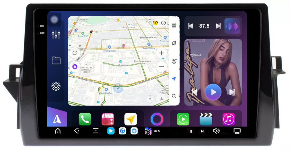 Магнитола для Toyota Camry 75 2021-2023 - FarCar XXL3223M монитор 10.36" 2K QLED на Android 14, TS20, 8+256Гб, CarPlay, 4G SIM-слот