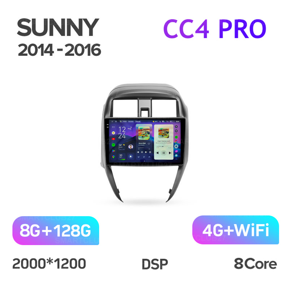 Teyes CC4 Pro 10,2" для Nissan Sunny 2014-2016