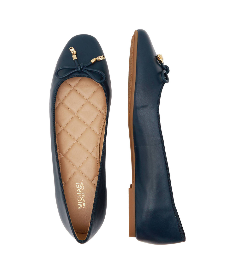 Кожаные балетки Michael Kors - темно-синий(40F3NRFP1L)