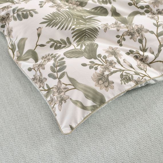 Майли (зеленый) КПБ сатин 1.6