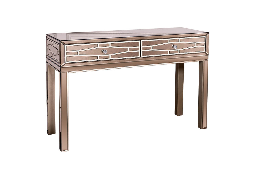 KFG038 Консоль зеркальная, 2 ящика  120*42*80см