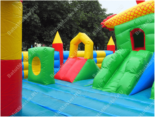 Популярный надувной батут "Большие приключения"