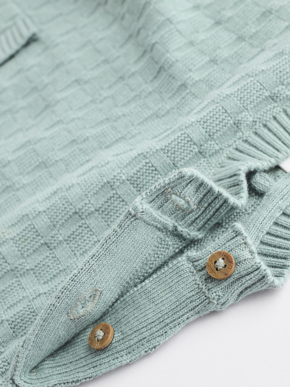 Вязаные свитер и брюки в комплекте для малышей Next Q96-770, Бирюзовый