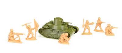 Набор солдатиков "Самураи" Для масштабных моделей (Форма)