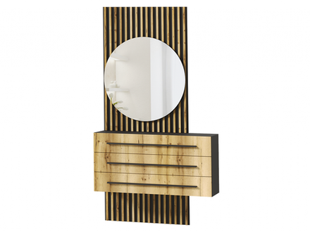 Тумба подвесная с зеркалом Аэлита сек. №1