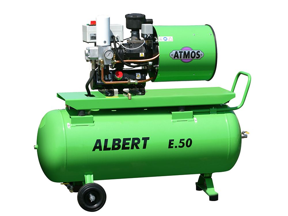 Винтовой компрессор ATMOS ALBERT E50-R-9-270 на ресивере 270 литров