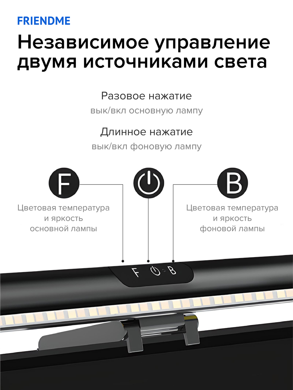 Мониторный светильник светодиодный