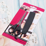 Ножницы для стрижки волос с расческой «Barber», прямые, 16,5см