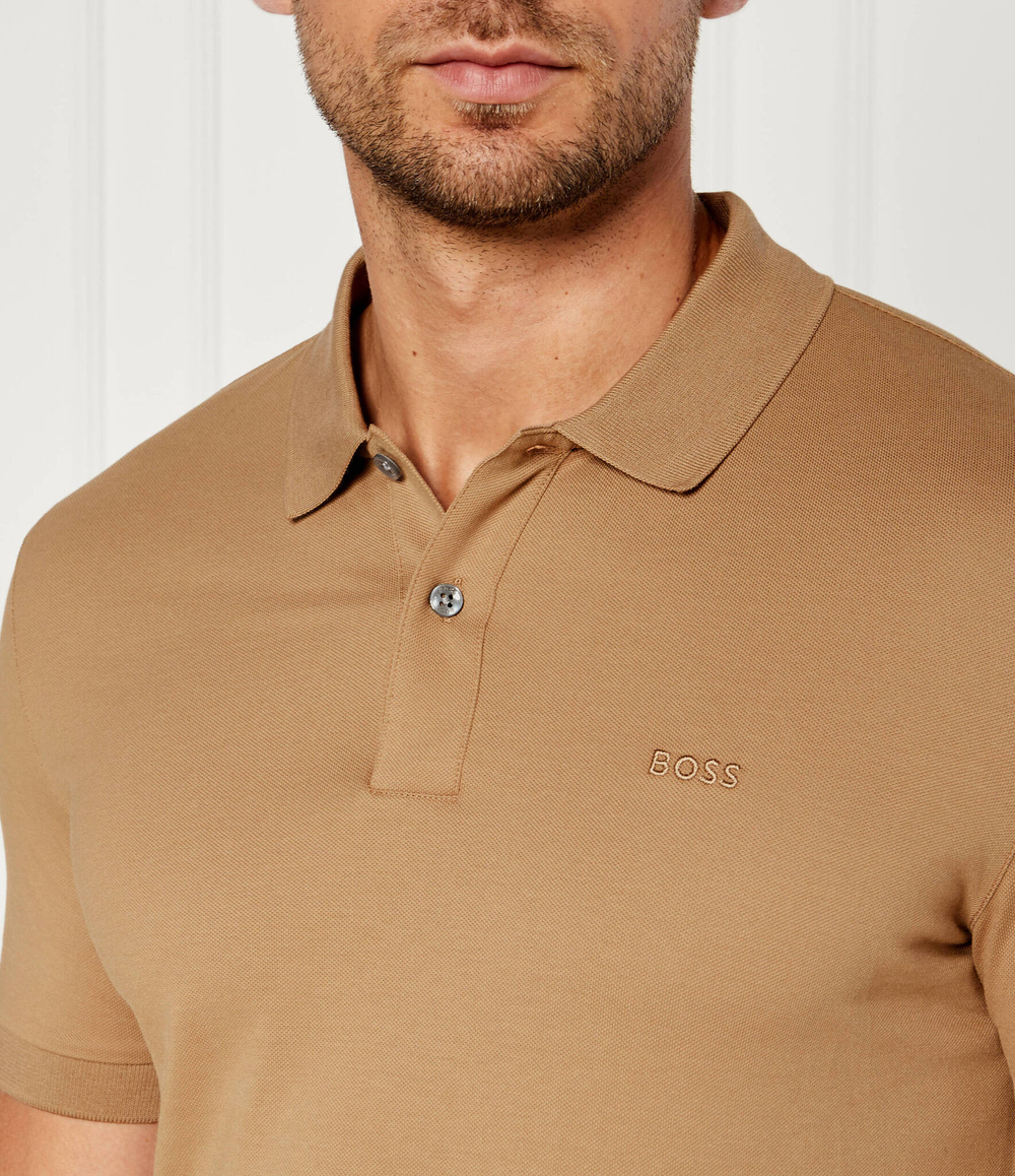 Поло Pallas BOSS BLACK - светло-коричневый(50468301)