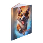 Дневник школьный А5, 40 листов "Веселый корги" 1-11 класс, твердый переплет