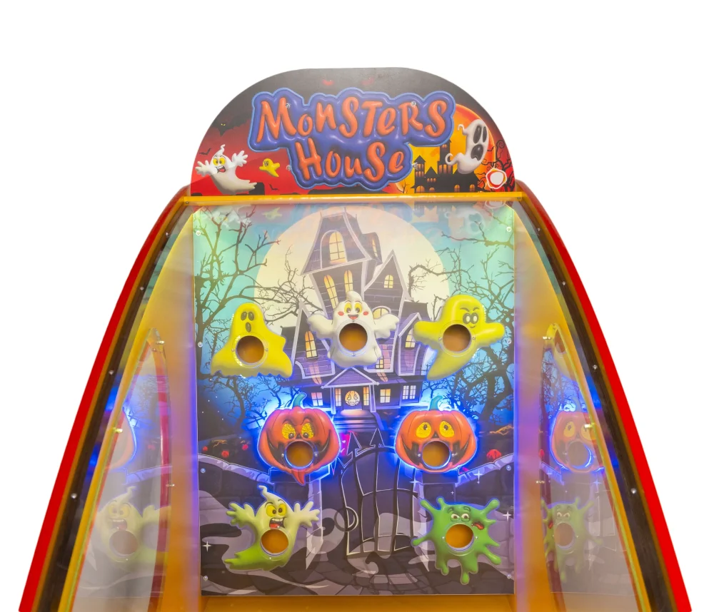 Развлекательный аркадный аппарат «Пневмотир Monsters House»