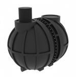 Емкость подземная горизонтальная Мультпласт M10 10000 л. горизонтальная (3200x2400x2400см;400кг;черный) - арт.555434.30