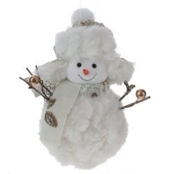 GAEM Изделие декоративное подвесное "Снеговик", L9 W6 H17 см, 3в.