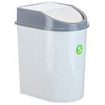 Контейнер для мусора 5л, мраморный